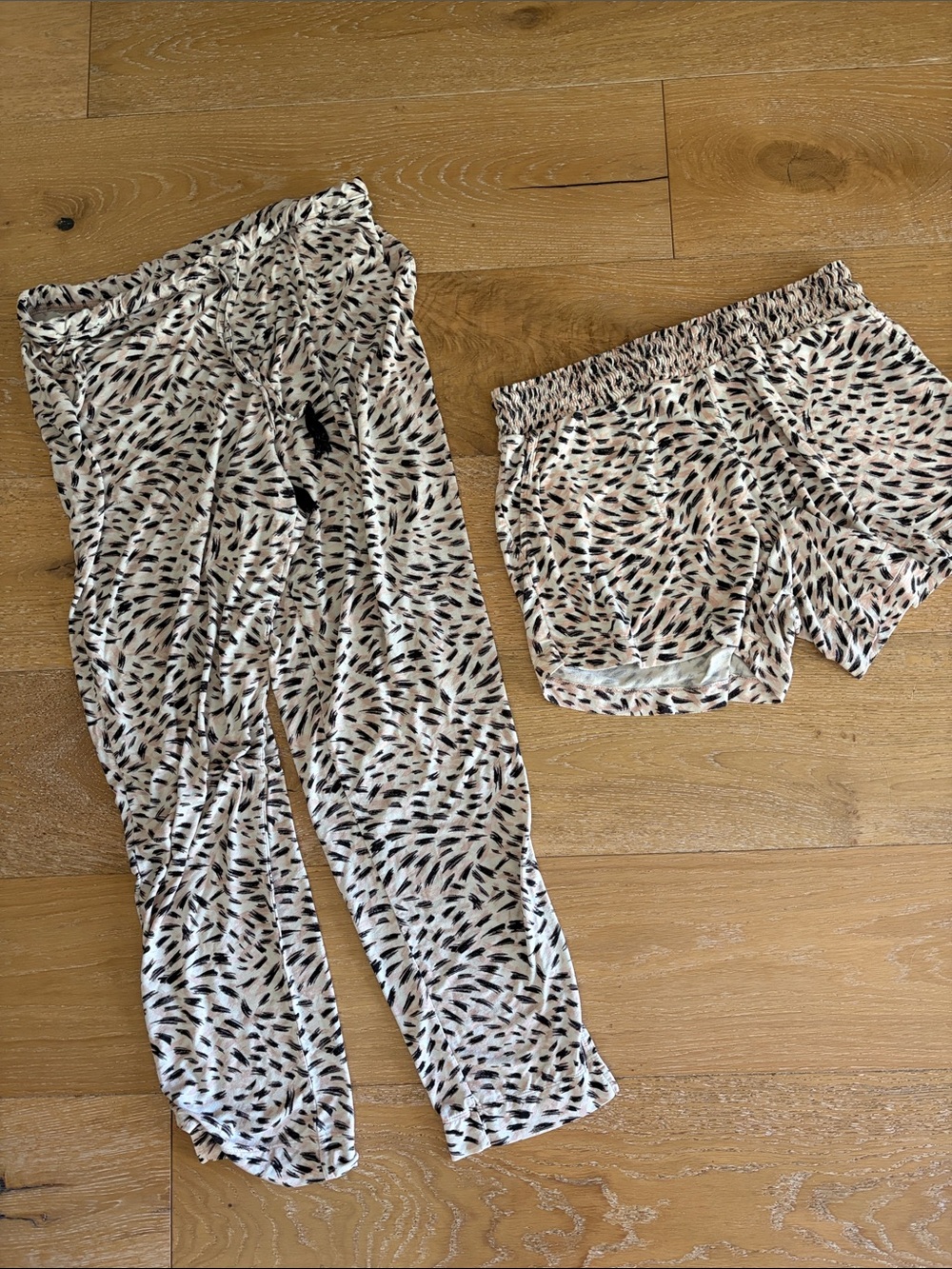 SOMA Cool Nights ankle pants + shorts (MED)